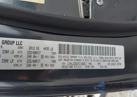 2015 Jeep Compass Sport из США, поврежденный, VIN 1C4NJCBB2FD192817